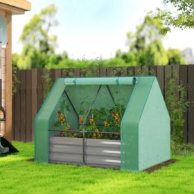 Garden Bed With Mini Greenhouse (Option: defaulttitle)